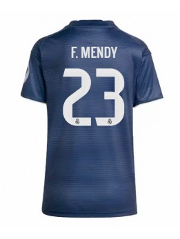 Real Madrid Ferland Mendy #23 Replika Borta Kläder Dam 2025-26 Kortärmad